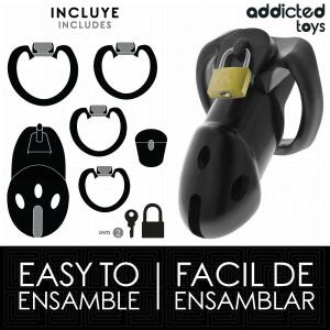 ADDICTED TOYS LOCKED - UNBROKEN DEN PENIS CAGE 9.8 CM