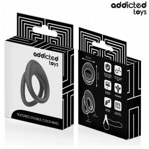 ADDICTED TOYS - DOUBLE TEXTURED PENIS RING