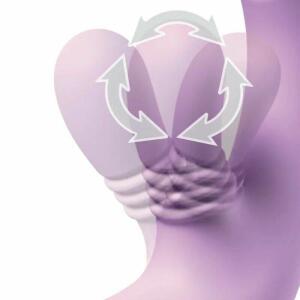 FANTASY FOR HER - INTIMOTION FLUTTER PRO PURPLE G-SPOT & CLITORAL RABBIT VIBRATOR