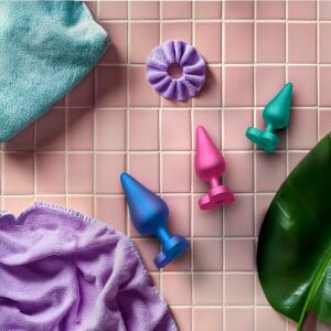 ROMP - LUSTER ANAL TRAINING KIT S/M/L WITH HEART-SHAPED BASE