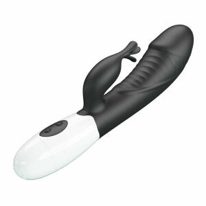 PRETTY LOVE - RASMUSSEN 30 FUNCTION RABBIT VIBRATOR BLACK