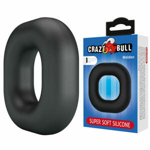CRAZY BULL - WALDEN SUPER SOFT SILICONE COCK RING BLACK