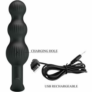 PRETTY LOVE - SIDNEY ANAL VIBRATOR 10 VIBRATIONS BLACK