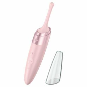 SATISFYER - TWIRLING DELIGHT CLIT TIP VIBRATOR PINK