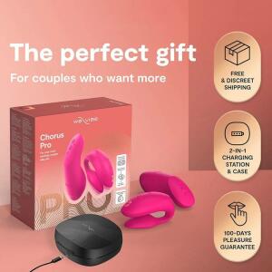 WE-VIBE - CHORUS PRO PREMIUM COUPLES VIBRATOR ELECTRIC PINK