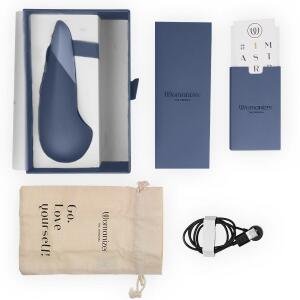 WOMANIZER - VIBE LAY-ON SILENT VIBRATOR DARK BLUE