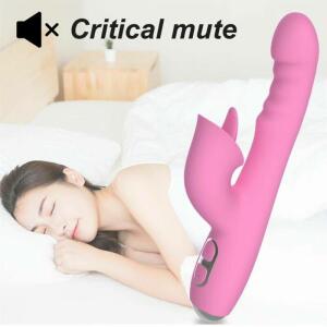 NALONE - T-MAY RABBIT VIBRATOR WITH PUSH AND OSCILLATING MOTION