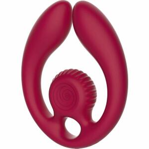 SNAIL VIBE - GIZI DUO COUPLES STIMULATOR REMOTE CONTROL BURGUNDY