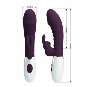 PRETTY LOVE - NAUGHTY BUNNY 30 FUNCTION RABBIT VIBRATOR PURPLE