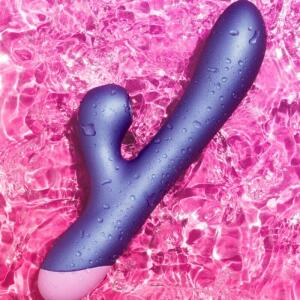 ROMP - PULSE RABBIT DUAL G-SPOT VIBRATOR ELECTRIC BLUE