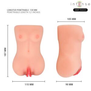 INTENSE DEEP TOUCH - CATHERINE VIBRATOR & SUCTION MASTURBATOR WITH VOICE
