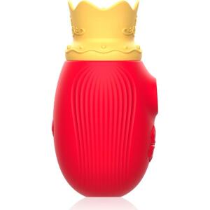 INTENSE - CLITORIS STIMULATOR 10 SUCTION AND LICKING MODES - RED