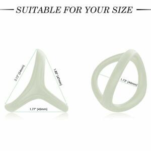 ARMONY - TRESOR DOUBLE SILICONE RING LUMINOUS