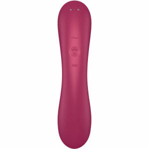 SATISFYER - CURVE TRINITY 1 AIR PULSE VIBRATION RED