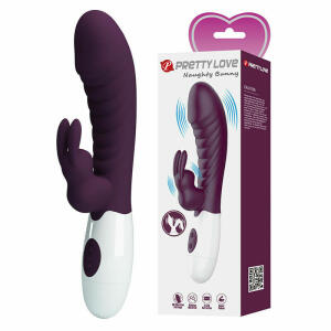 PRETTY LOVE - NAUGHTY BUNNY 30 FUNCTION RABBIT VIBRATOR PURPLE