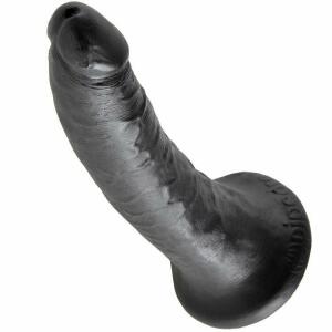 KING COCK - DILDO BLACK 17.8 CM