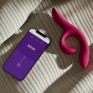 WE-VIBE - NOVA 2 FLEXIBLE RABBIT VIBRATOR WITH 10 VIBRATION MODES AND APP CONTROL PURPLE