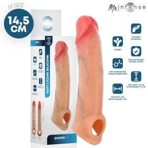 MR INTENSE - SIMON M SILICONE PENIS SLEEVE 14.5 CM -Ø- 4 CM
