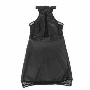 SUBBLIME - 955489 HALTER NECK DRESS WITH TRANSPARENCIES BLACK L/XL