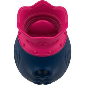 INTENSE - CLITORIS STIMULATOR 10 SUCTION AND LICKING MODES - BLUE