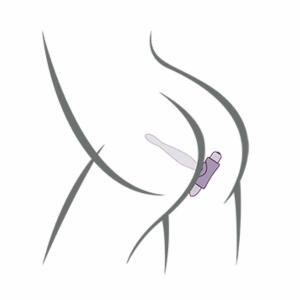 ROCKS- OFF - PETITE SENSATIONS TEAZER ANAL PLUG VIBRATOR PURPLE