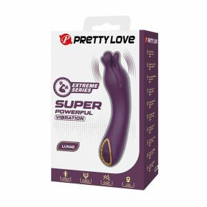 PRETTY LOVE - LUNAO RECHARGEABLE VIBRATOR 10 FUNCTIONS PURPLE