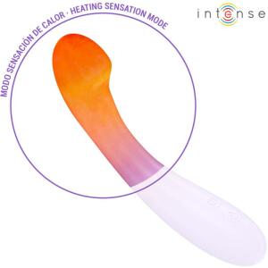 INTENSE - BECKY VIBRATOR 19 CM HEATABLE 7 VIBRATIONS PURPLE