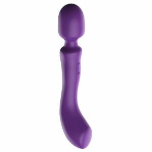 SHE.E.O - DOUBLE-ENDED VIBRATING MASSAGER WAND PURPLE
