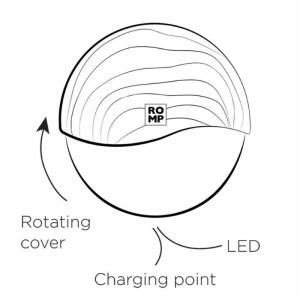 ROMP - SPIN CLITORAL SUCTION ANTITUDE WITH ROTATING OPENING AND CLOSING