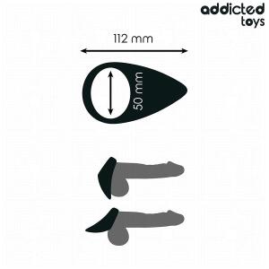 ADDICTED TOYS - TEAR SHAPED PENIS RING