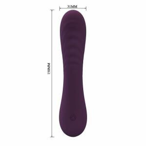 PRETTY LOVE - ALEXISROSE RECHARGEABLE VIBRATOR 10 FUNCTIONS PURPLE