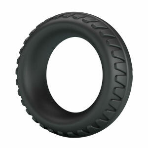 CRAZY BULL - MERRITT TEXTURED SILICONE COCK RING BLACK