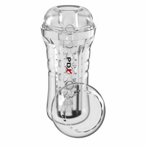 PDX ELITE - VIEWTUBE PLUS SEE-THRU EZ-GRIP TRANSPARENT STROKER 21 CM