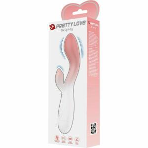 PRETTY LOVE - BRIGHTY G-SPOT VIBRATOR + CLITORIS STIMULATOR 30 VIBRATIONS PINK