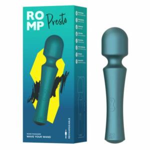 ROMP - PRESTO MINI WAND VIBRATOR FLEXIBLE HEAD GREEN