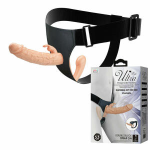 BAILE - CHARLOTTE HOLLOW DOUBLE PENETRATION STRAP-ON FLESH