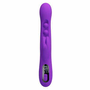 PRETTY LOVE - SABIEN RABBIT VIBRATOR WITH TAPPING STIMULATION AND PURPLE LED