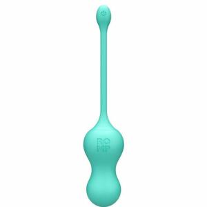 ROMP - CELLO MULTIFUNCTION VIBRATING EGG TURQUOISE REMOTE CONTROL
