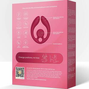 SNAIL VIBE - GIZI DUO COUPLES STIMULATOR REMOTE CONTROL BURGUNDY