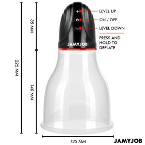 JAMYJOB - XPAND LITE AUTOMATIC TESTICLE PUMP 3 SUCTION LEVELS GREY