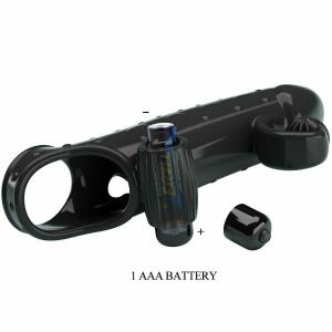 ROMANCE - VIBRATING PENIS SLEEVE BLACK