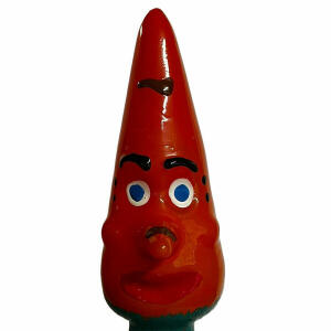CONDOMERIE - HANDPAINTED NOVELTY CONDOMS CARROT XL