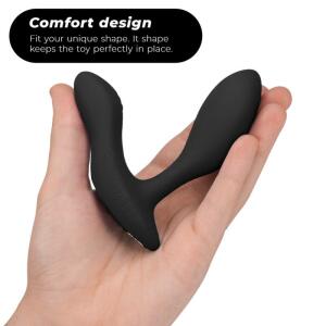 WE-VIBE - VECTOR+ BLACK PROSTATE MASSAGER REMOTE CONTROL