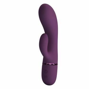 PRETTY LOVE - MARGIE RECHARGEABLE RABBIT VIBRATOR 10 FUNCTIONS PURPLE