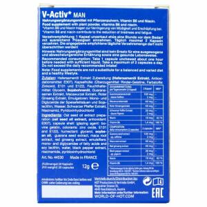HOT - V-ACTIV CAPS MAN 20 UNITS