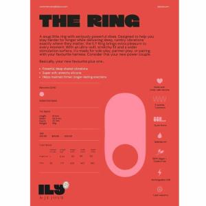 JE JOUE - ILY COCK RING VIBRATING PENIS RING