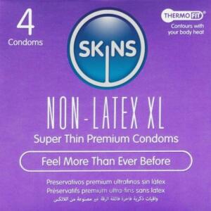 SKINS - LATEX-FREE CONDOMS XL PACK OF 4