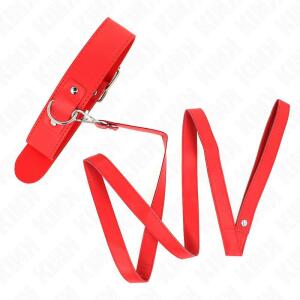 KINK - NECKLACE WITH BELT 116 CM ROJO STRAP ADJUSTABLE 32-50 CM X 8 CM