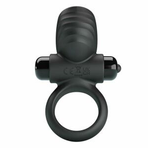 PRETTY LOVE - ADRIEN VIBRATING PENIS RING 10 FUNCTIONS BLACK