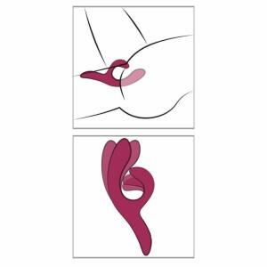WE-VIBE - NOVA 2 FLEXIBLE RABBIT VIBRATOR WITH 10 VIBRATION MODES AND APP CONTROL PURPLE